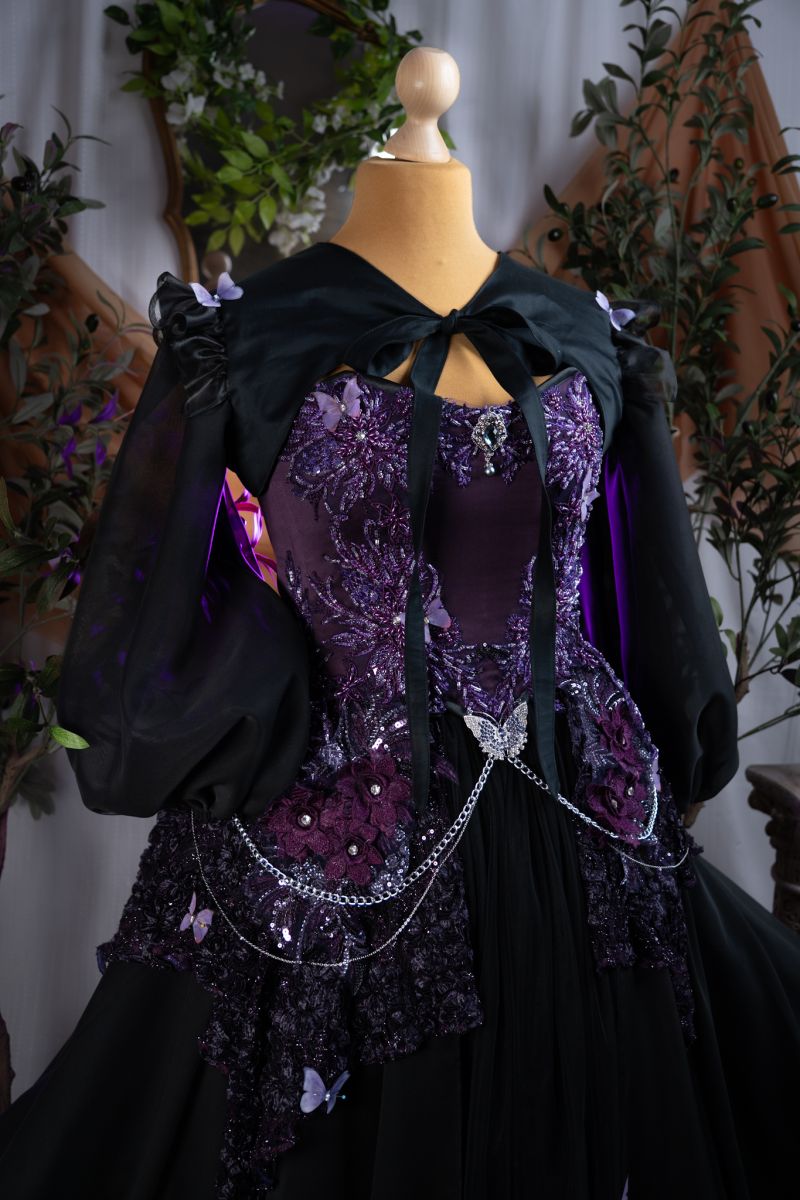 Dark Fantasy Forest Wedding Dress