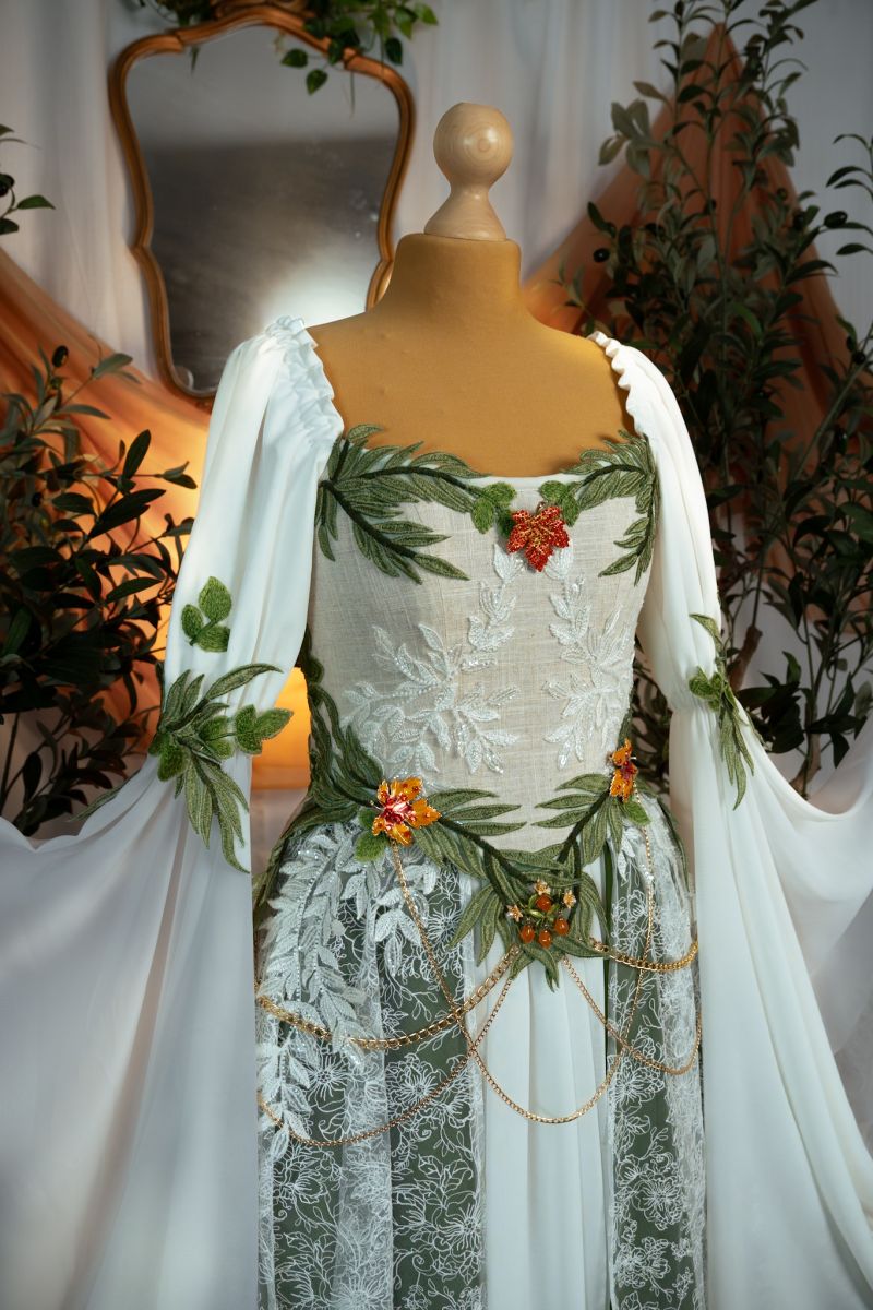 Elven Forest Wedding Dress